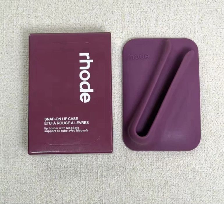 Rhode нов магнитен калъф Snap-On за iPhone MagSafe и rhode гланц Lip Tint