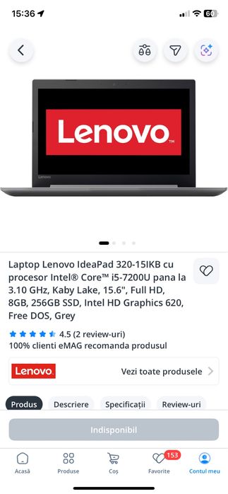 Pc , Calculator complet intel core i7 10700 si Laptop Lenovo i5-7200U