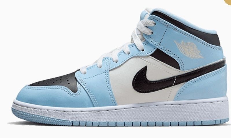 Jordan 1 mid ice blue