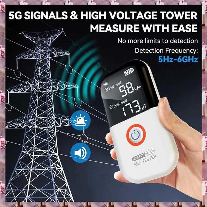 Электромагнитный детектор излучения Noyafa NF-602 (EMF тестер)