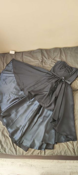 Официална рокля тъмно синя