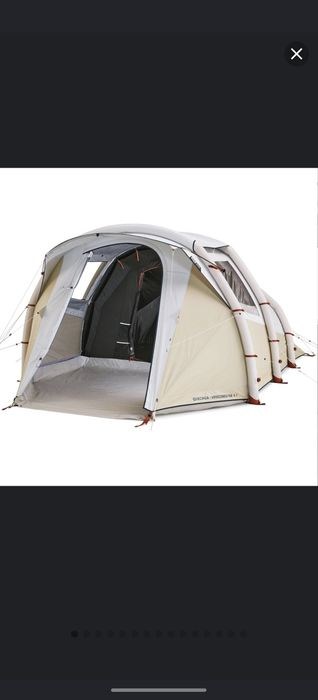 Cort camping gonflabil 4 persoane Air Seconds 4.1 Fresh & Black Bej