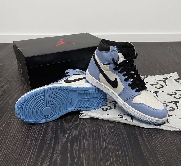 Adidasi Jordan 1 High University Blue