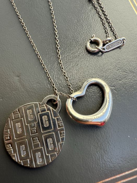 Pandantive si lant Tiffany din argint