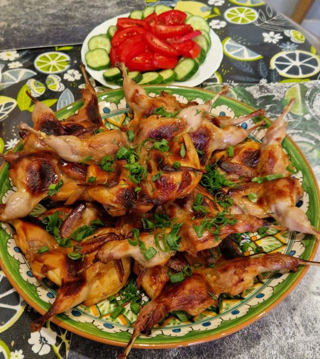 Мясо перепелов. Перепелиное мясо.