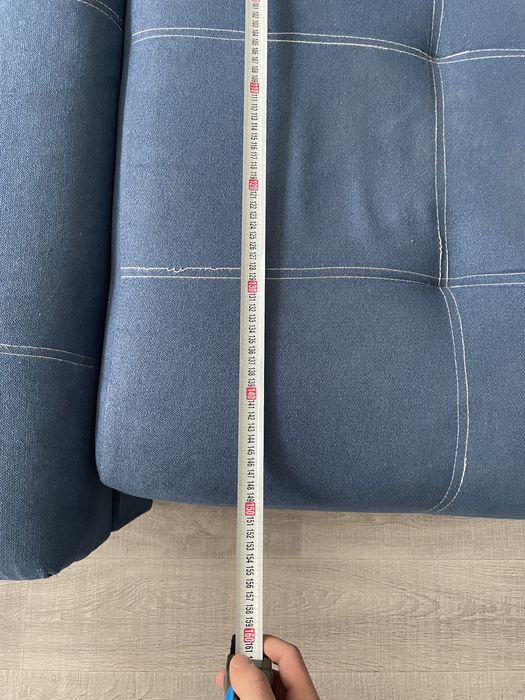 Диван б/у синий