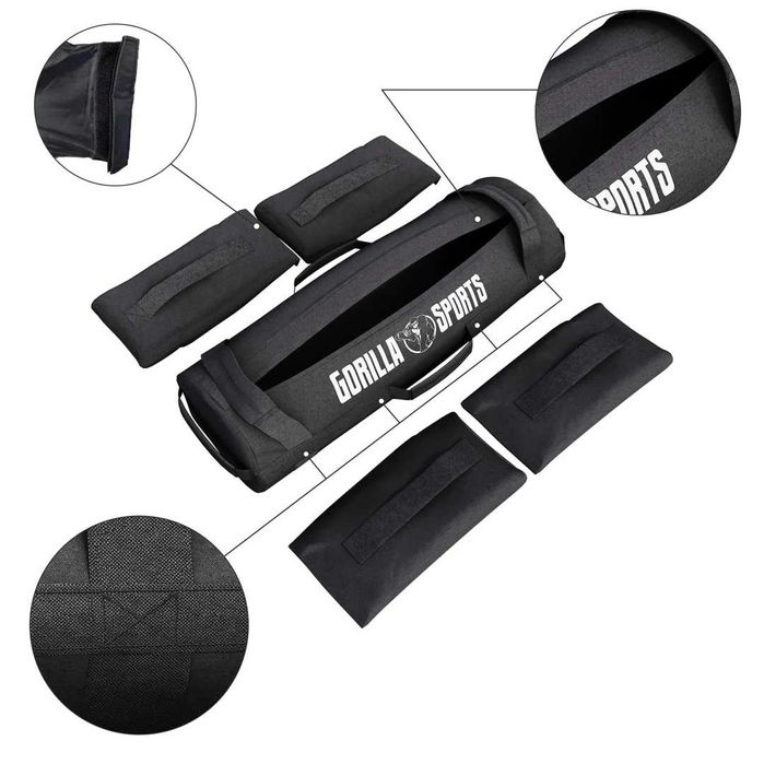 Sac fitness cu umplutura de nisip, reglabil, 20 de kg