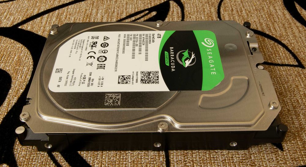 HDD Seagate BarraCuda 4TB, 5400 rpm, 256 MB cache, SATA III Desktop