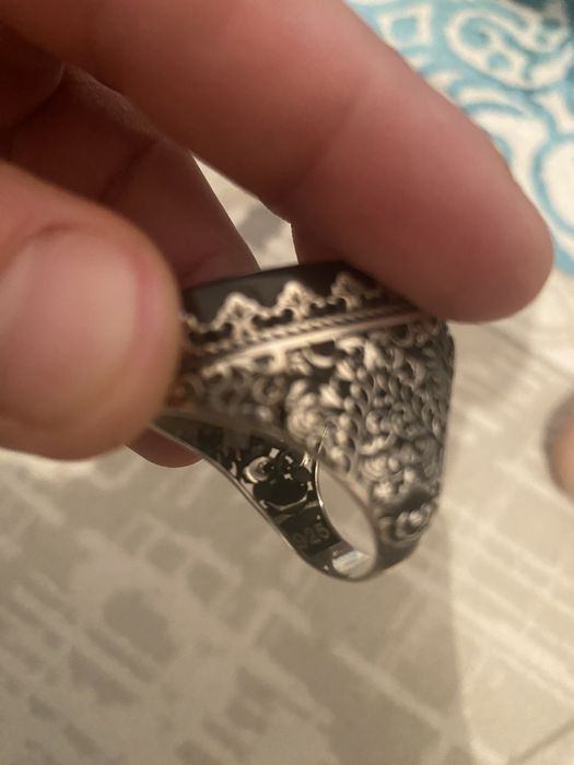 Сақина Перстин Таза Күміс