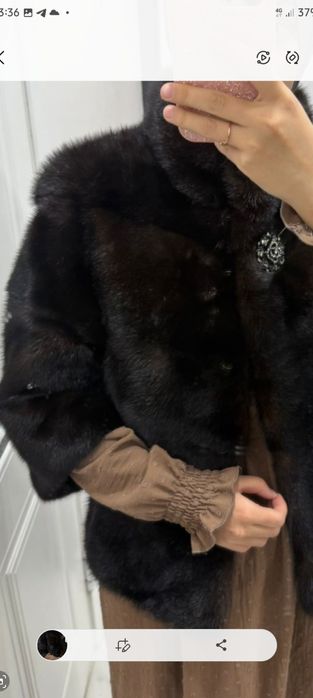 Норковый полушуба.рр46