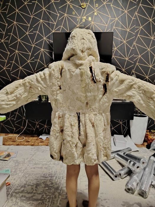 Шубка шиншилла тёплая