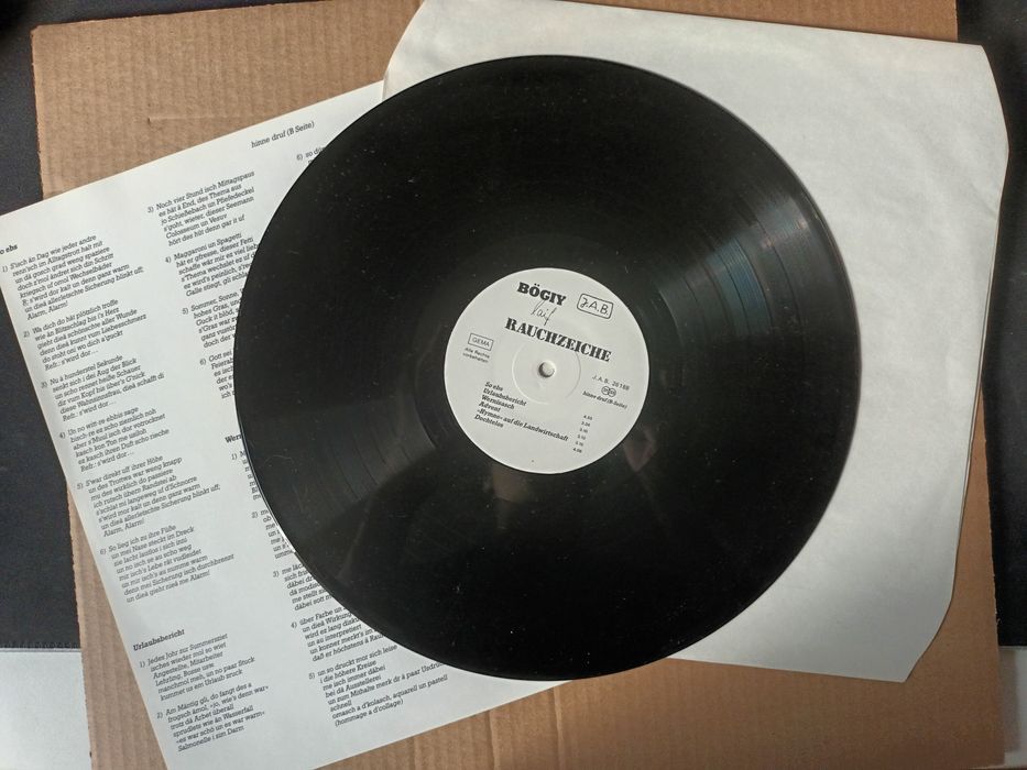 Vinyl german Rauchzeiche Bogiy laif raritate