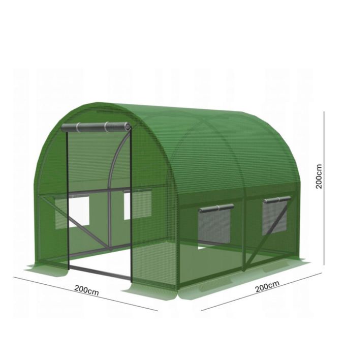 Здрава конструкция за оранжерия - поцинковани тръби и лесен монтаж