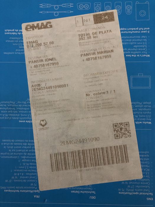 Sistem audio Logitech Z506 150W