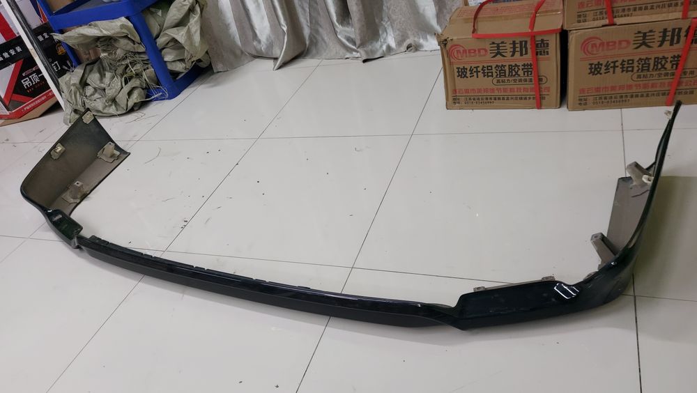 Задний обвес бампера спойлер на Prado 150