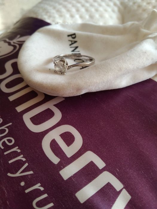 Кольцо  серебро с фианитом