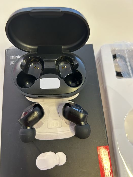 Слушалки Lenovo XT91, TWS, Bluetooth 5.0, Черени