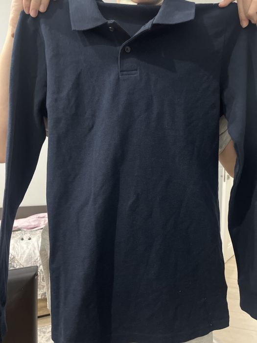 кофта поло с воротником