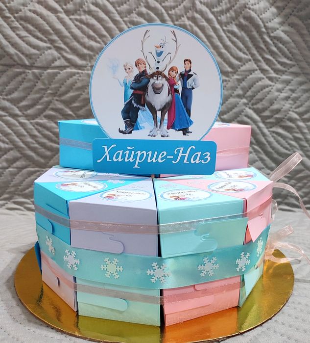 Елза и Ана/ Замръзнало кралство торта