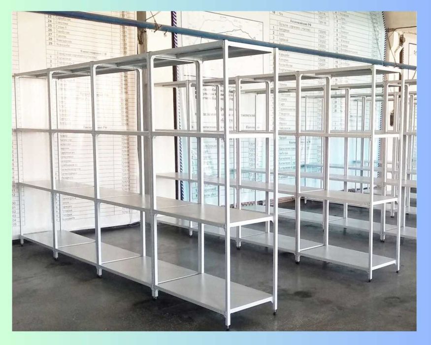 Polkaly stellaj, arxiv tokchasi Акция, метал архивный стеллаж