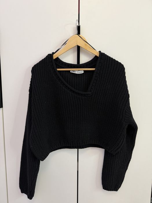 Плетен пуловер Zara