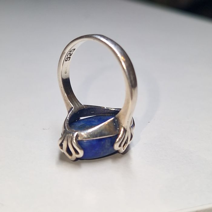 Inel din argint 925 cu lapis lazuli natural