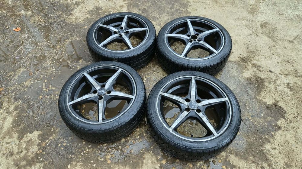 Джанти 4х100 OZ RACING CANOVA Gloss black/ polished