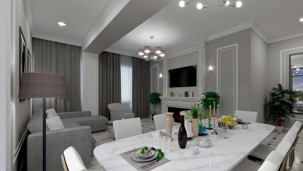 Архитектура Дизайн, Эскизный проект, 3D визуализация