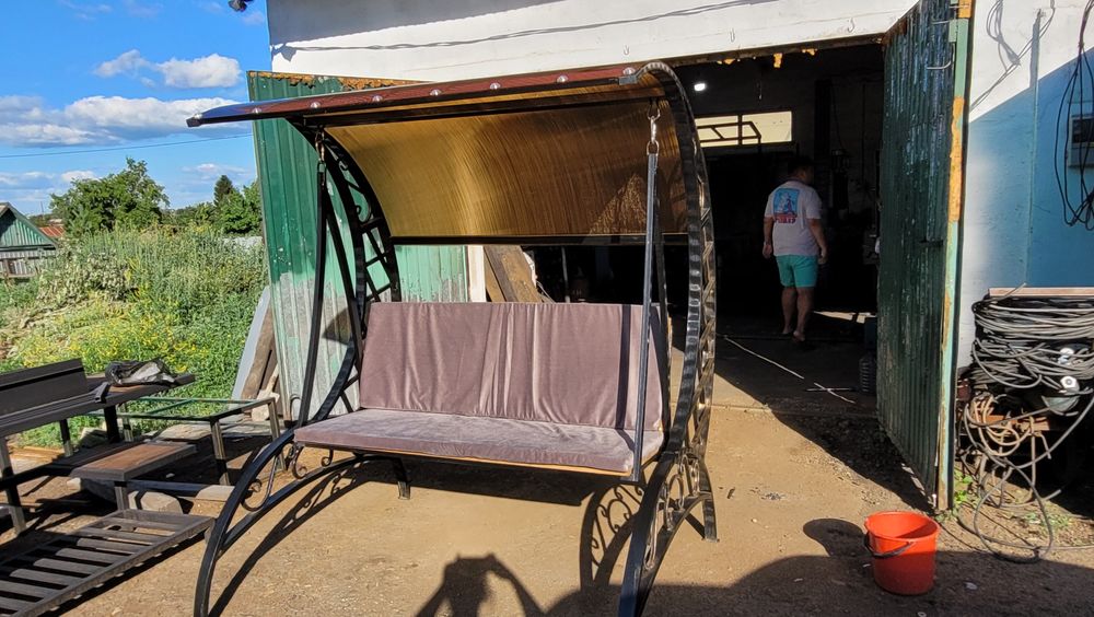 Садовая качеля мангалы урны