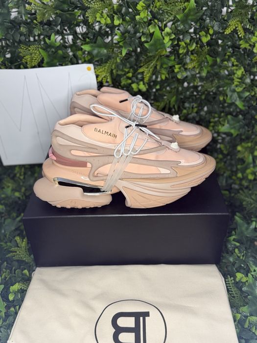 Adidași/Sneakers Balmain Unicorn beige