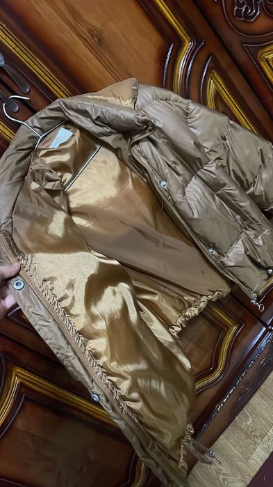 Оверсайз куртка Натуральный пух