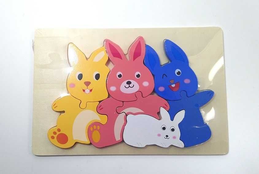 Осем Модела Дървени Пъзели на Животни - всички дървени играчки