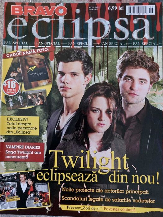 Revista Bravo editie speciala despre Eclipsa / twilight