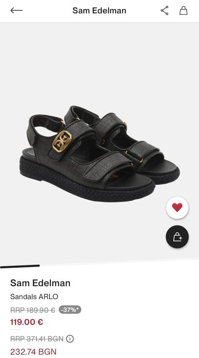 Сандали Sam Edelman, номер 37
