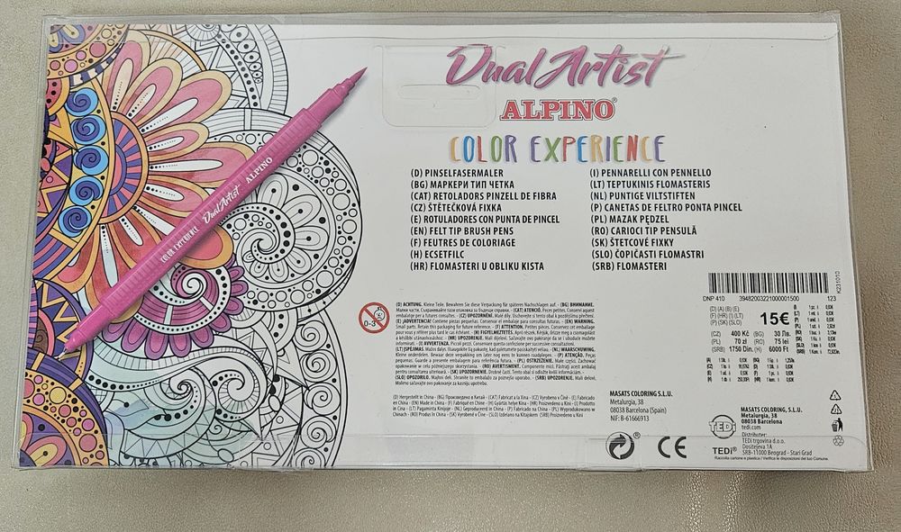 Флумастери ALPINO