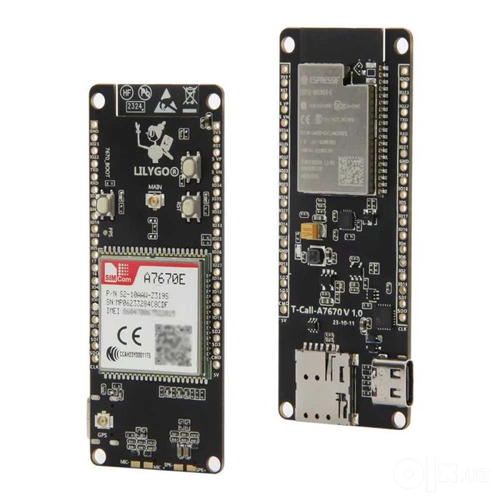 LILYGO T-Call A7670E ESP32 4G LTE Cat-1 IoT modul