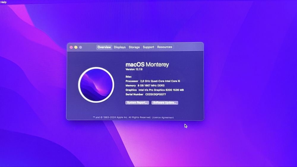 Продавам Apple iMac (Late 2015) 21.5', 2.8GHz, 1000GB