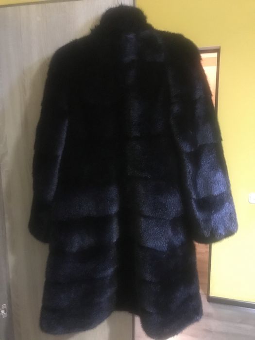 Теплая  норковая шуба