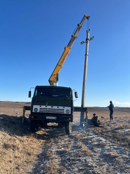Услуги манипулятора 6,3тон и яма бур