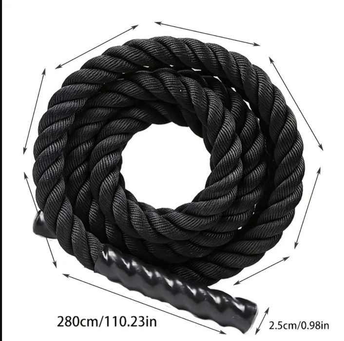 ДЕБЕЛО утежнено въже за скачане – максимален ефект за кратко време