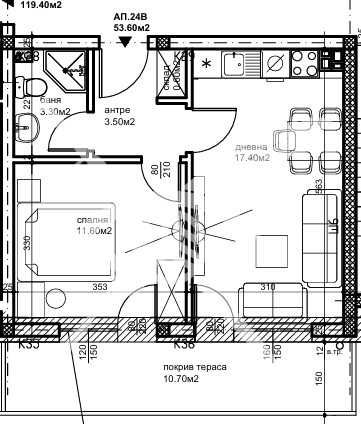 Инвеститор с 30г опит! Двустаен апартамент в Беломорски!
