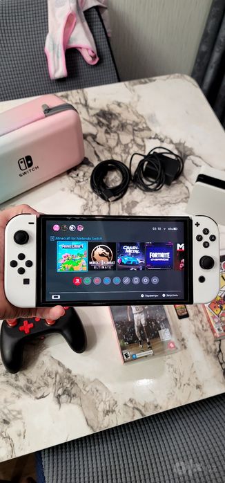 Nintendo Switch Oled+(microSD 256gb)