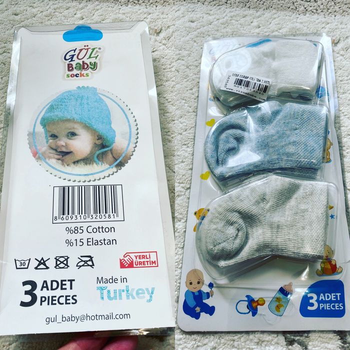 Носки новорожденным