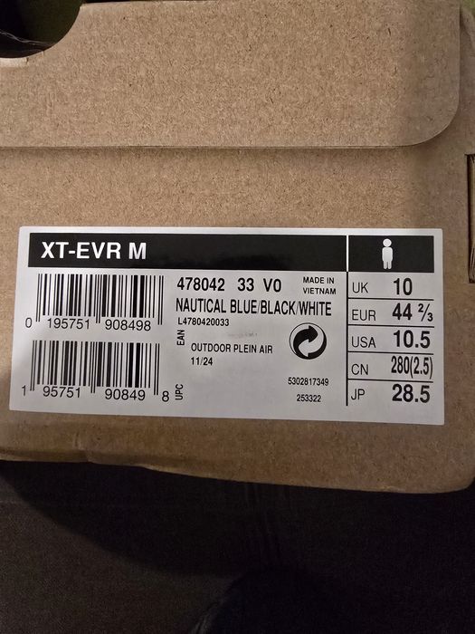 Salomon XT EVR M noi marime 44 2/3 28.5 cm