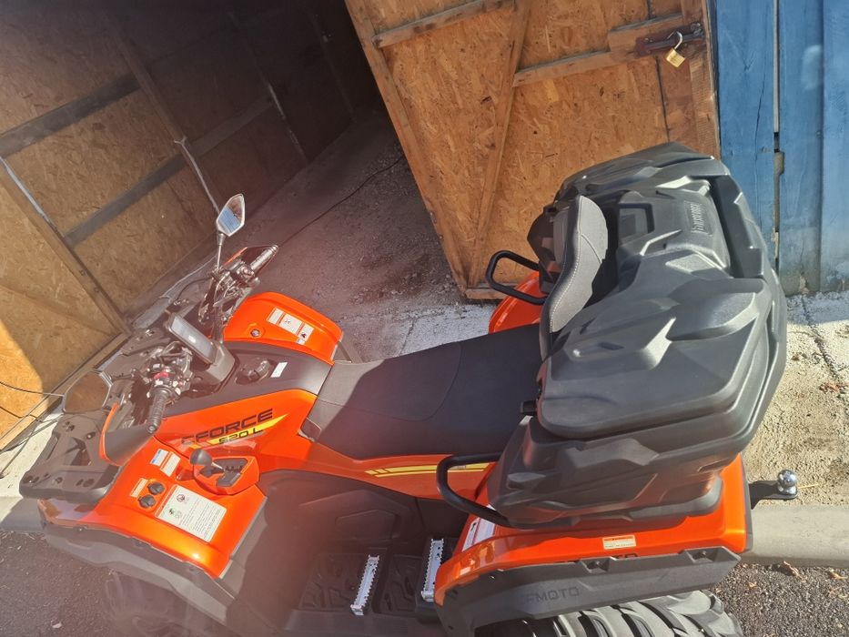 Vând ATV CF MOTO 520l + remorca Repo 2600/1700 basculabila