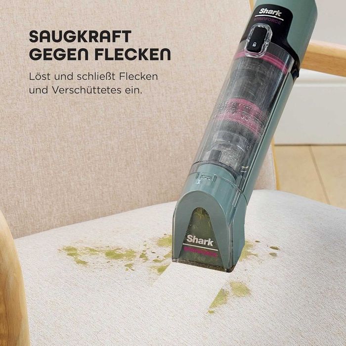 ПРОМО Нова 2г Гаранция Безжична Безкабелна Преносима Перяща Прахосмукачка за Килими Тапицерии Коли Shark HX100EU