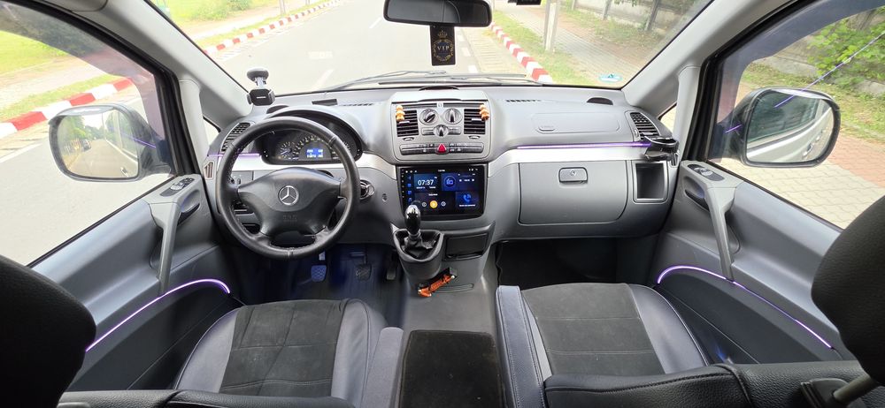 Mercedes Vito Lung Mixt Dubla Cabina 5-6 locuri