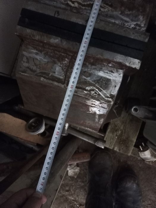 Тиски самодельные металлические