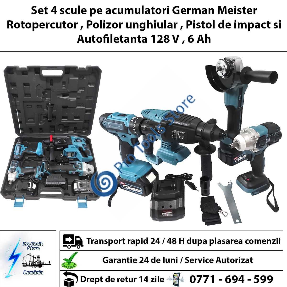 Trusa Piese Rotopercutor Flex Autofiletanta Si Impact Model Nou