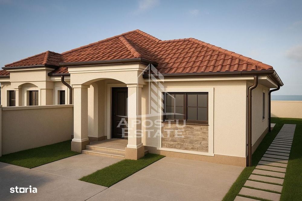 Duplex cu 3 camere, pe parter, de vanzare, in Sacalaz